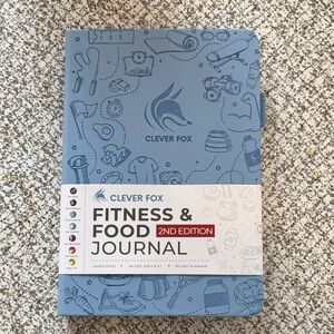 Blue Fitness & Food Journal - 2nd Edition
